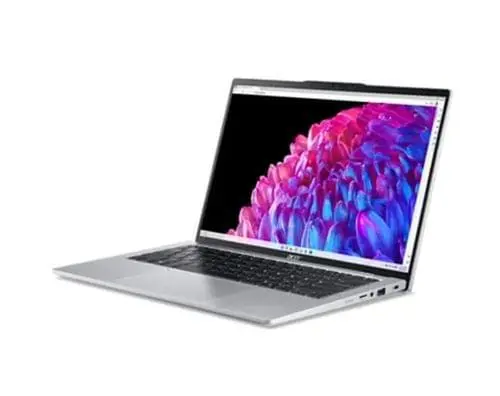 Лаптоп, Acer Swift Go 14,SFG14-73-59KB, Intel Core Ultra 5,(up to 4.30GHz, 12MB), 14" 2.2K IPS (2240x1400) sRGB100% SlimBezel, 1*16GB LPDDR5X 6400MHz, 512GB PCIe NVMe SSD, Intel UMA, QHD Cam, WiFi 7, BT 5.3, Backlit Kbd, No OS, Silver - image 2