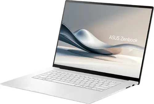 Лаптоп, Asus S Zenbook UM5606WA-RJ126X AMD Ryzen AI 9 HX 370 Processor 2.0GHz (36MB Cache, up to 5.1GHz, 12 cores, 24 Threads), OLED 16" (WQ+) 2880X1800 16:10, 32GB  LPDDR5X  (ON BD), 2TB SSD,AMD Radeon Graphics,Windows 11, White