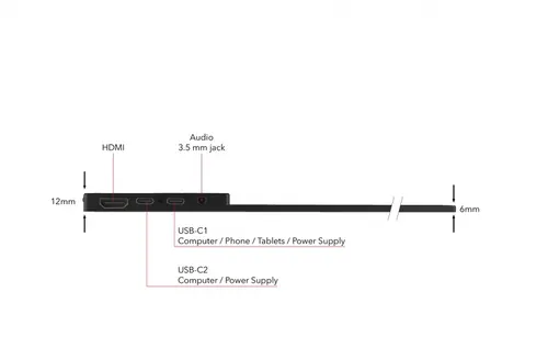Монитор, Verbatim PMT-17-4K Portable Touchscreen Monitor 17.3" 4K Ultra HD Metal Housing - image 2