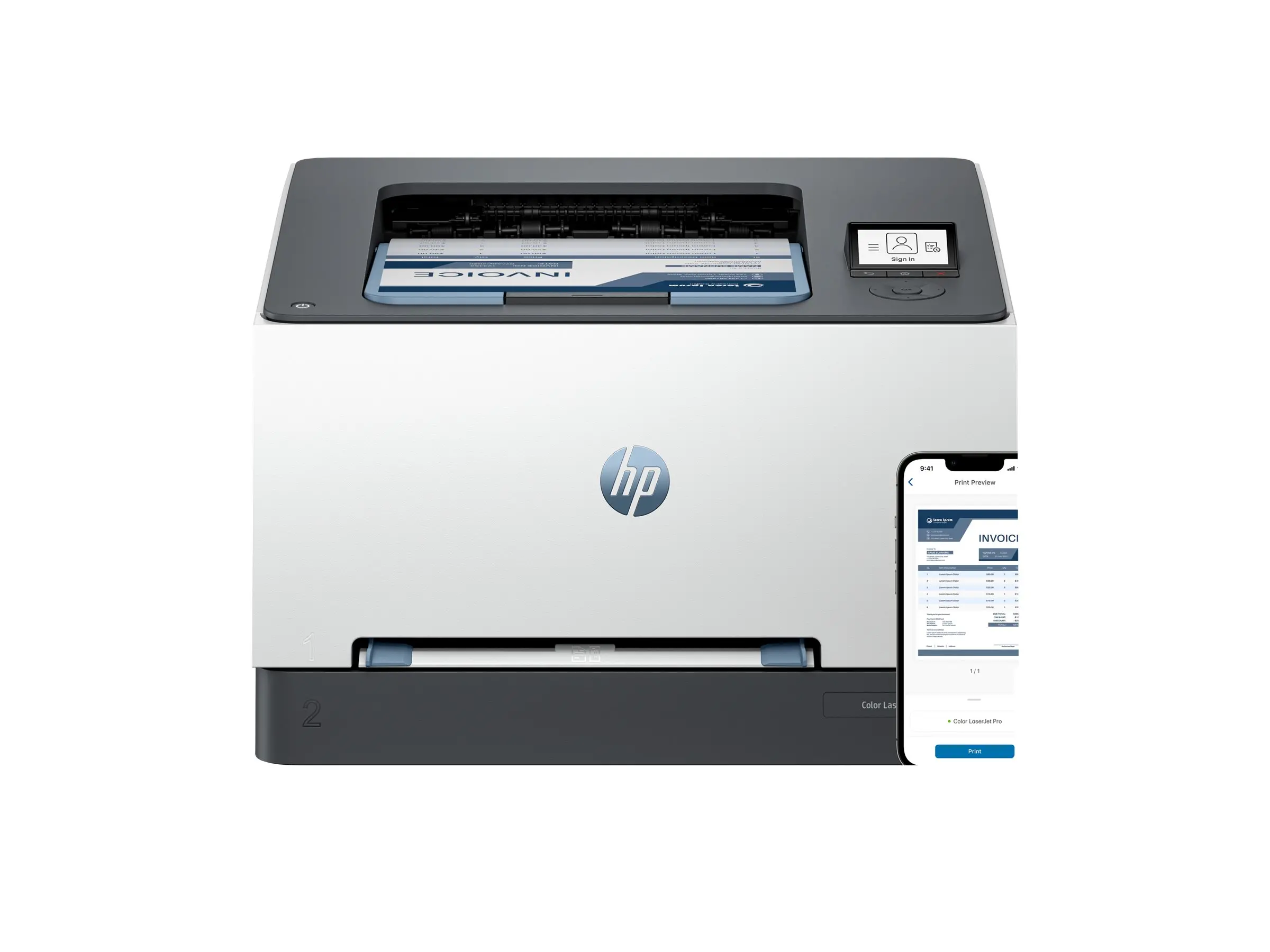 HP Color LaserJet Pro 3202dw Printer colour Duplex laser A4 600x600dpi 25ppm mono 25ppm colour 251sheets LAN USB Wi-Fi - image 1