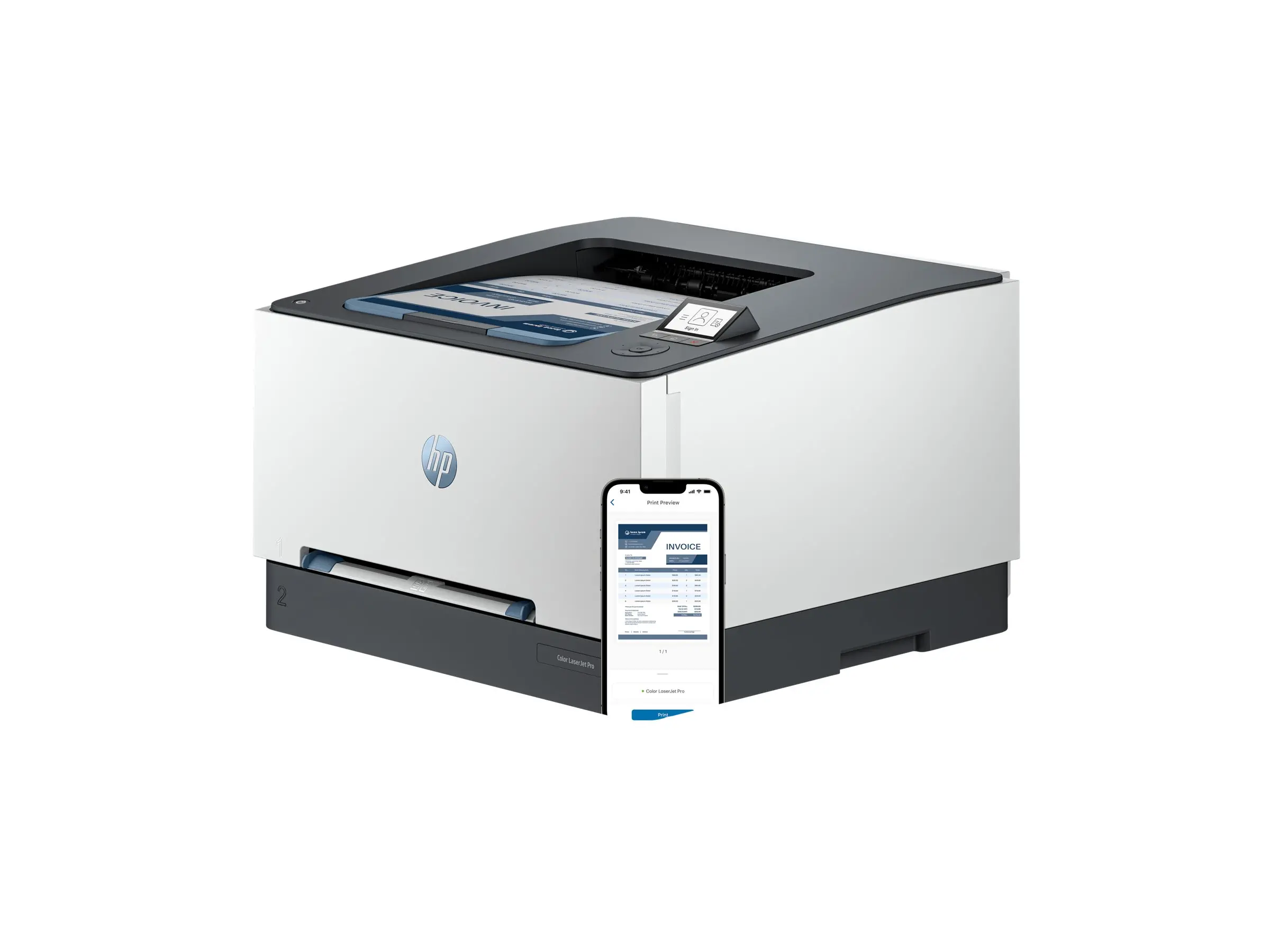 HP Color LaserJet Pro 3202dw Printer colour Duplex laser A4 600x600dpi 25ppm mono 25ppm colour 251sheets LAN USB Wi-Fi - image 4