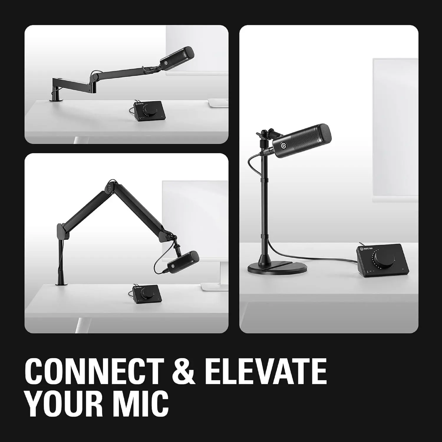 Microfon dinamic XLR Elgato Wave DX, Negru - image 2