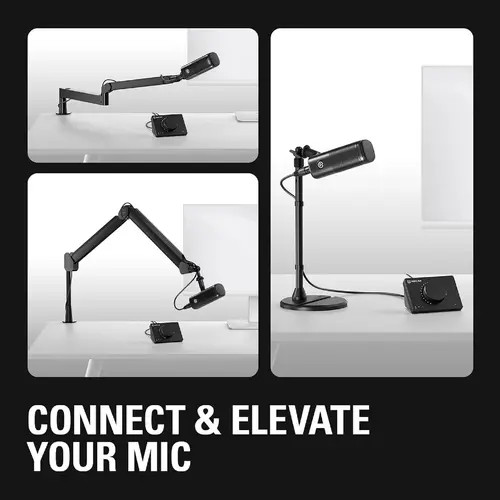 Microfon dinamic XLR Elgato Wave DX, Negru - 3