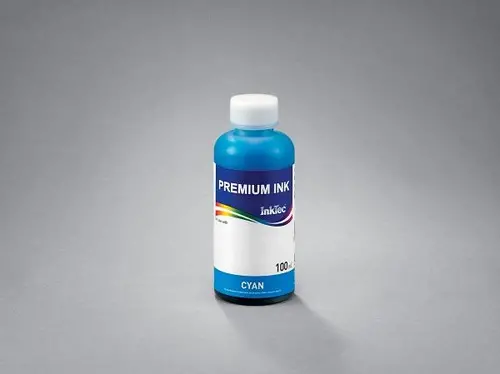 Sticlă de cerneală INKTEC, pentru Epson L11160 / L15150 / L15160/ WF-C5710 / WF-C5790, 100ml, Cyan - 1