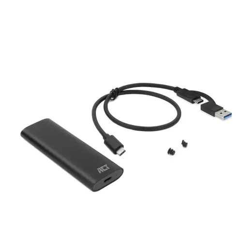 Θήκη δίσκου ACT AC1615, USB-C M.2 NVMe / PCIe SSD - 3