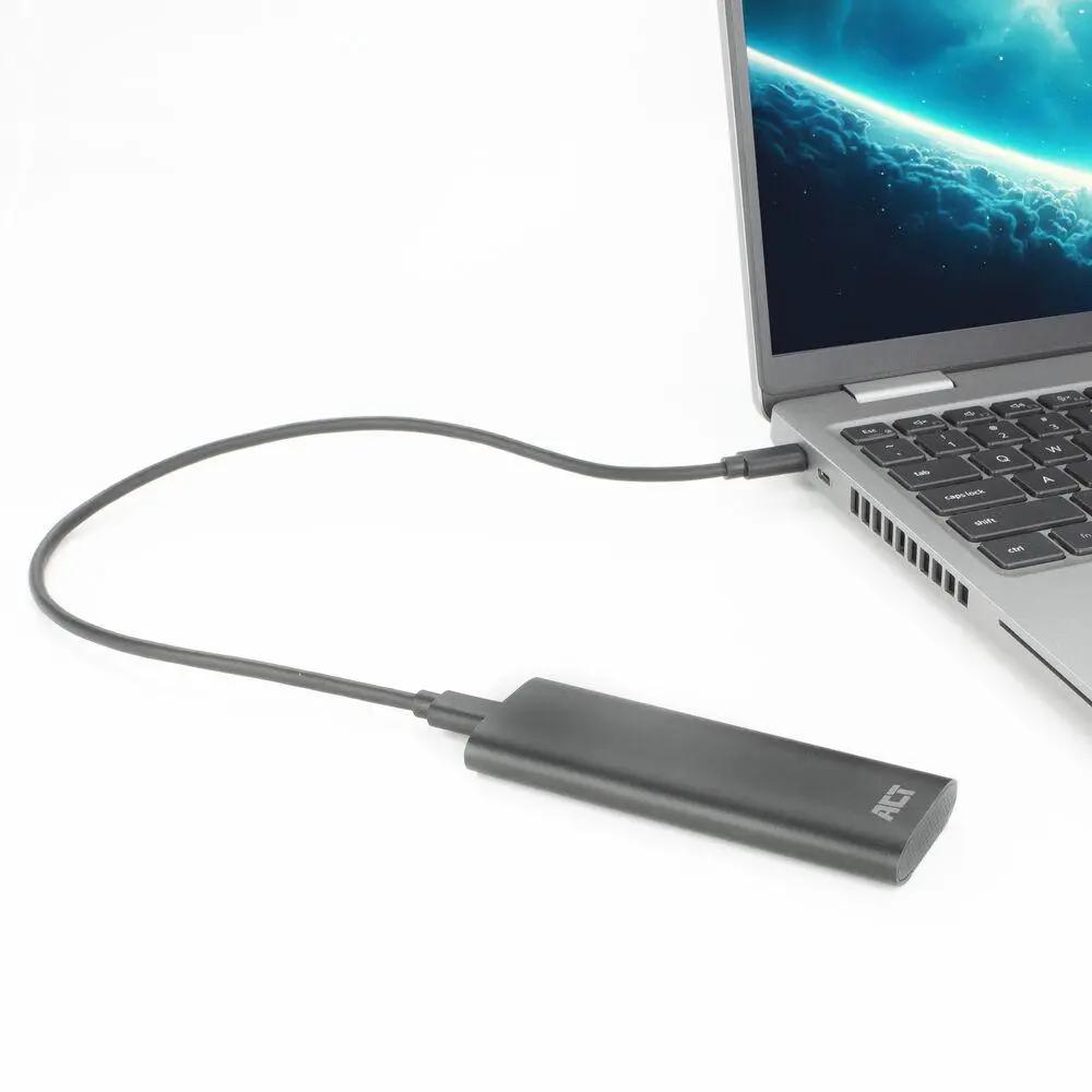 Carcasă pentru disc ACT AC1615, USB-C M.2 NVMe / PCIe SSD - image 5