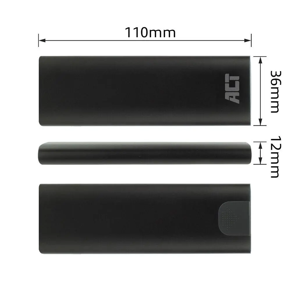 Θήκη δίσκου ACT AC1615, USB-C M.2 NVMe / PCIe SSD - image 6