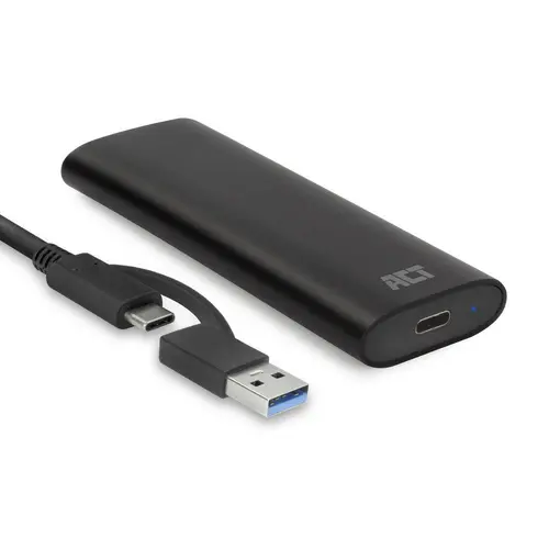Θήκη δίσκου ACT AC1615, USB-C M.2 NVMe / PCIe SSD - 1