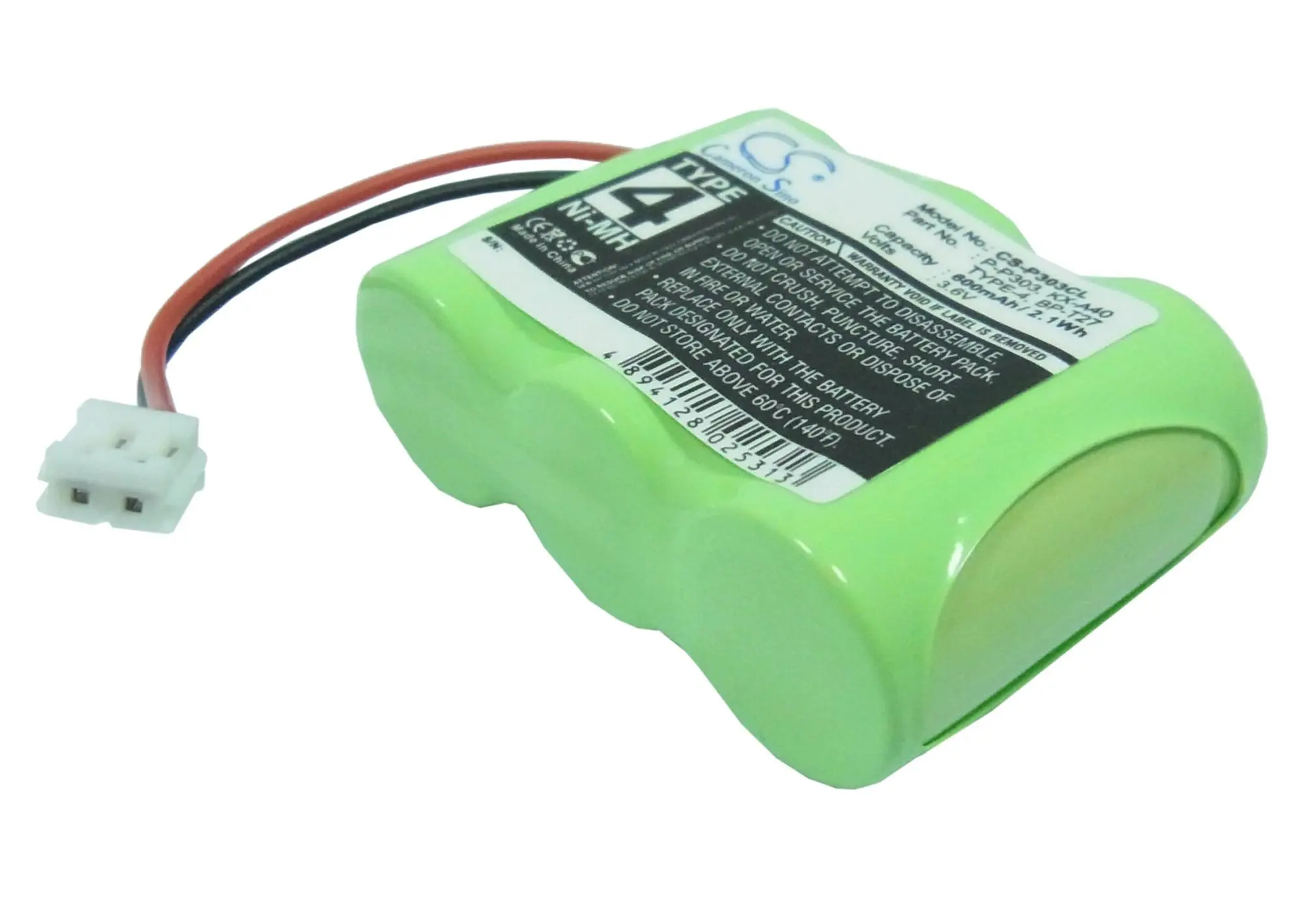 Μπαταρία για τηλέφωνο 3* 1/2АА 3.6V NiMH 600mAh V Tech 2417 KX-A40 Cameron Sino - image 1