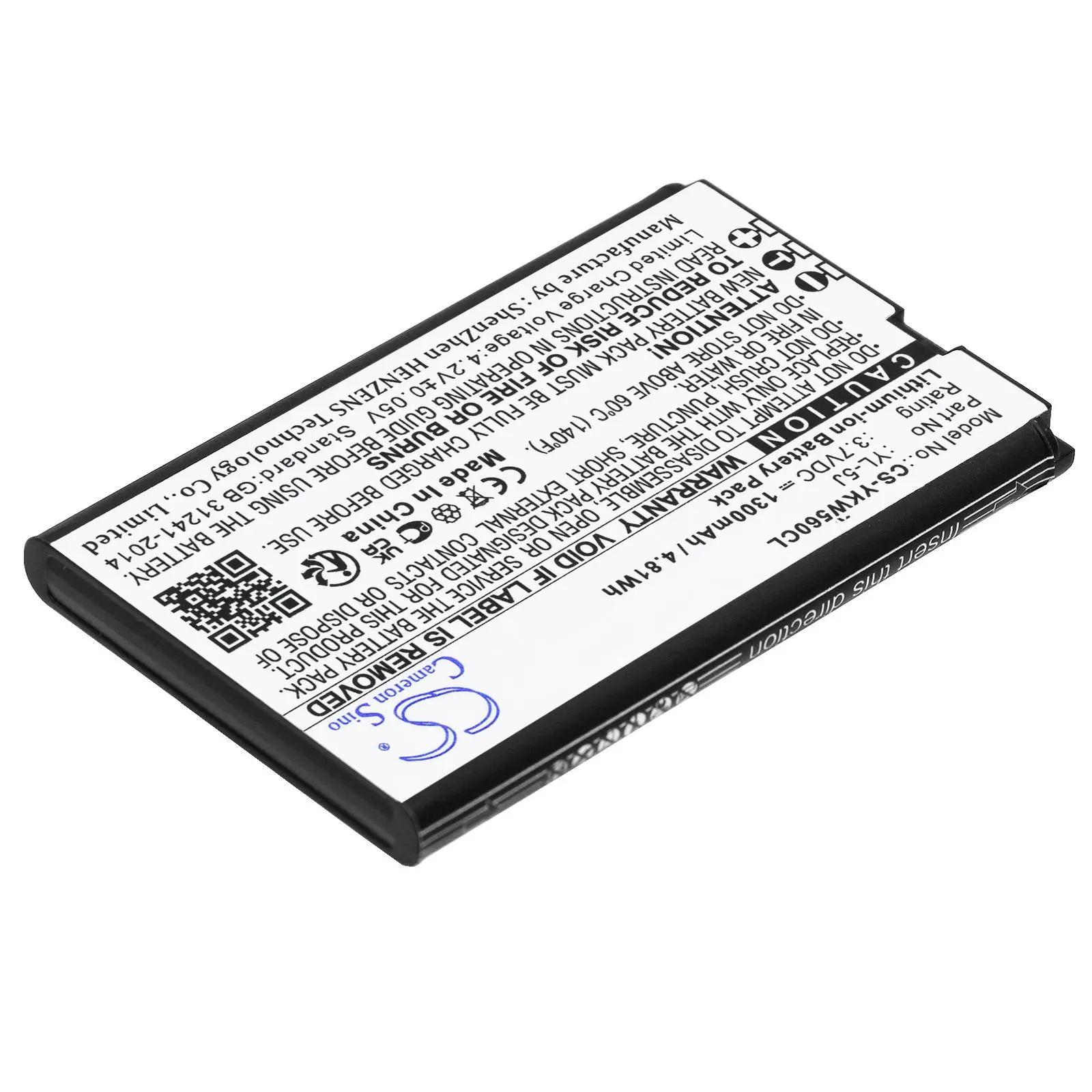 Baterie pentru telefon Yealink W56H YL-5J 3,7V 1300mAh LiIon CAMERON SINO - image 2