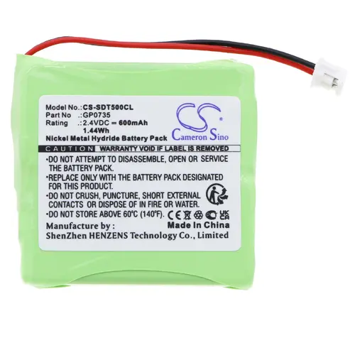 Baterie pentru telefon Doro TH50 TH60 2,4V 600mAh NIMH SDT500CL Cameron Sino Baterie pentru telefon Doro TH50 TH60 2,4V 600mAh NIMH SDT500CL Cameron Sino