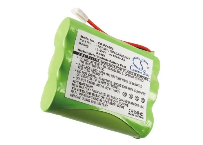 Baterie pentru telefon 3* АА 3.6V NiMH 1500mAh GE 26935 Cameron Sino