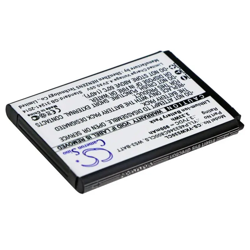 Baterie pentru telefon Yealink W53 W73 3,7V 900mAh LiIon CAMERON SINO - image 2