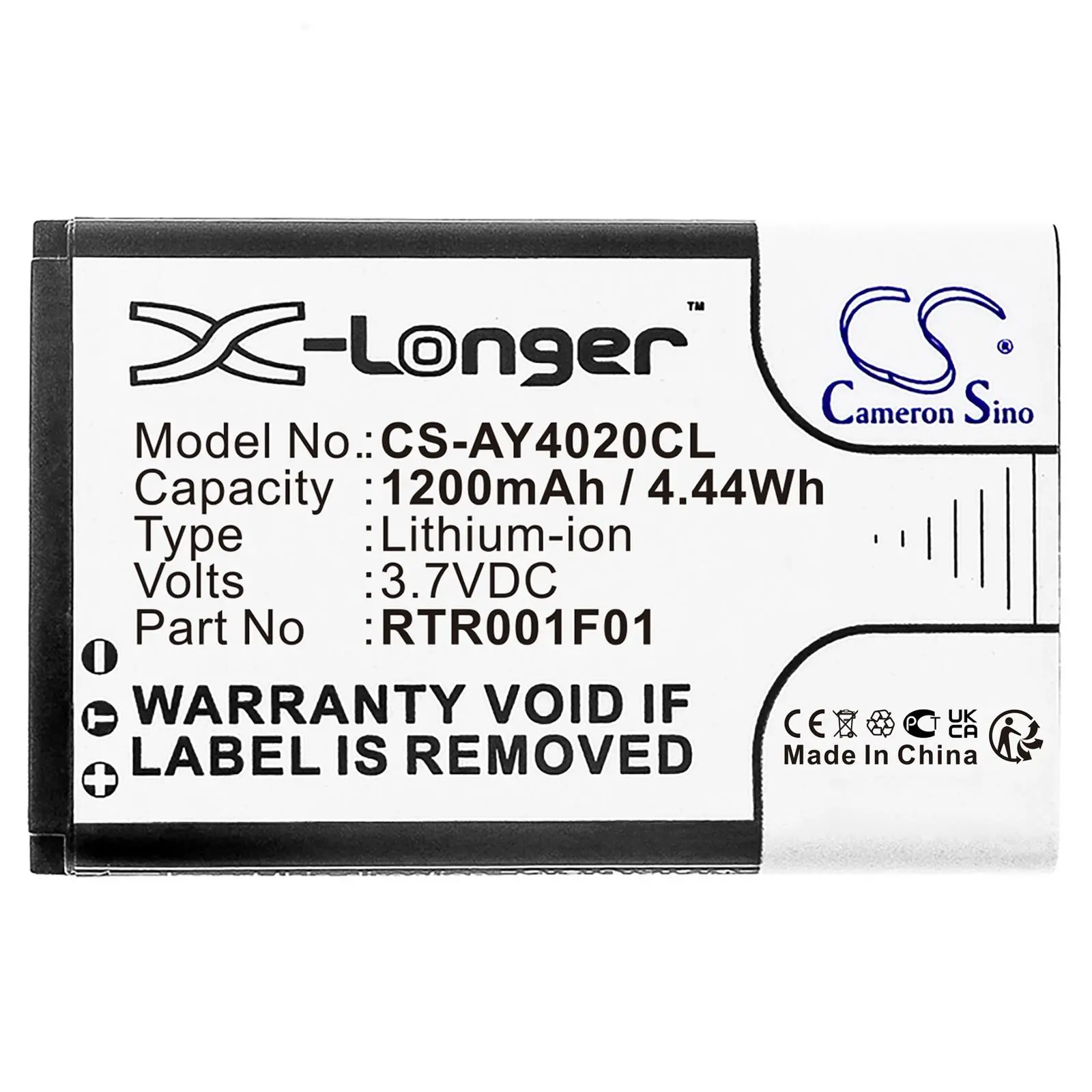 Baterie pentru telefon Avaya 4027; Alcatel DECT 8262 3,7V 1200mAh LiIon CAMERON SINO
