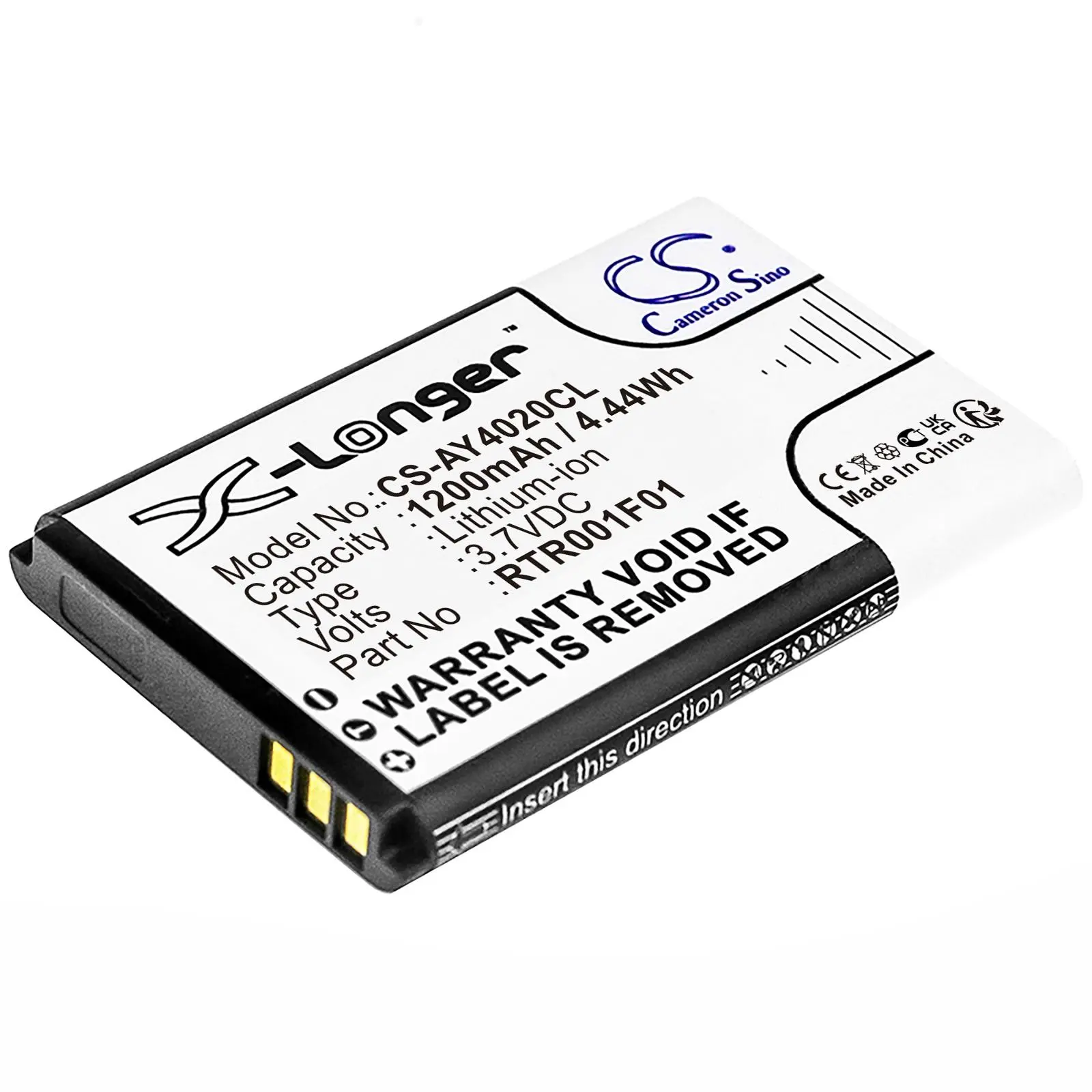 Батерия за телефон Avaya 4027; Alcatel DECT 8262   3,7V 1200mAh LiIon CAMERON SINO - image 1