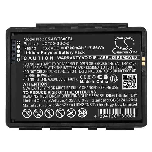 Baterie pentru scaner coduri de bare Honeywell Dolphin CT60 CT65 CT50-BSC-B LiIPo 3.8V 4700mAh Cameron Sino - 1