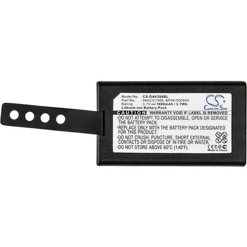 Baterie pentru scaner de coduri de bare Datalogic CVR2 DL-Memor/ Wasp DT10 94ACC1368 LiIon 3.7V 1000mAh Cameron Sino - 1