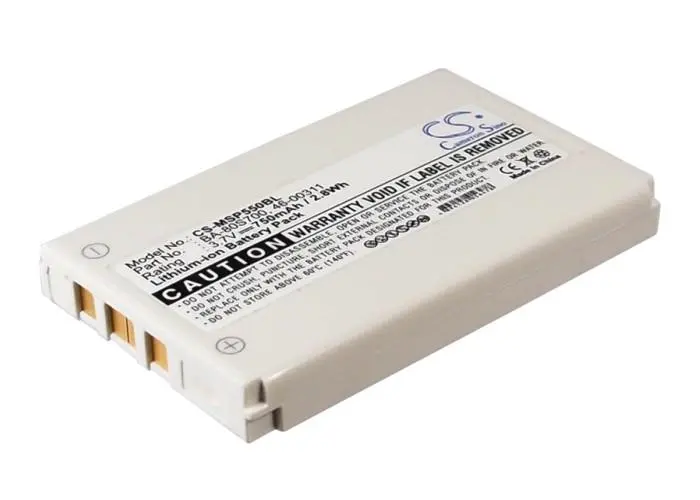 Батерия за баркод скенер Metrologic MS5500, Optimus S BA-80S700 LiIon 3.7V 750mAh Cameron Sino - image 1
