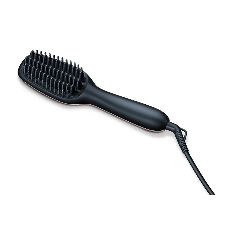 Електрическа четка за коса, Beurer HS 60 Hair straightening brush, LED display, ion technology, ceramic coating, 120-200 °,safety switch-off, fast heat-up - image 1