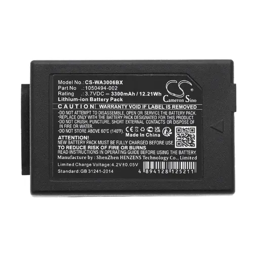 Μπαταρία για σαρωτή barcode ZEBRA/ TEKLOGIX/ MOTOROLA WorkAbout Pro 4 LiIon 3.7V 3300mAh Cameron Sino - 1