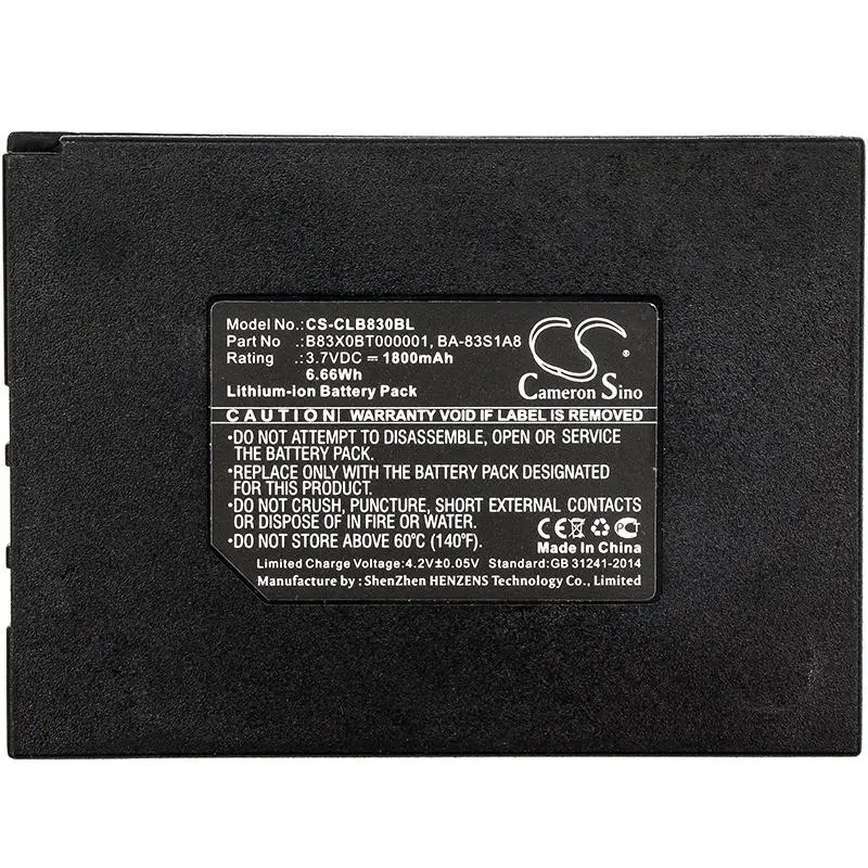 Батерия за баркод скенер Honeywell / Datalogic/ Metrologic SP5600 CipherLAB 8300 LiIon 3.7V 1800mAh Cameron Sino