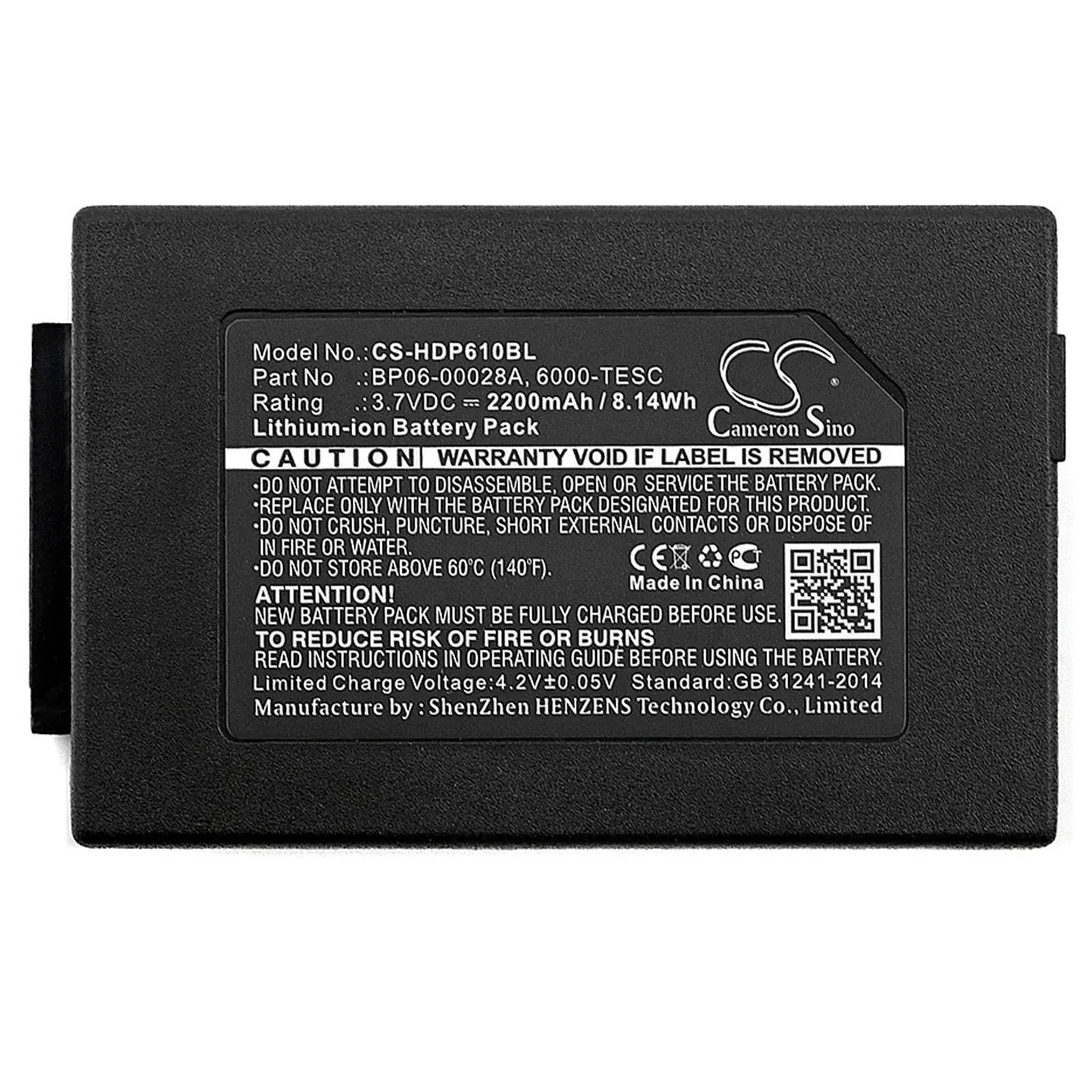 Батерия за баркод скенер Honeywell Dolphin 6100, ScanPal 5100 BP06-00029A LiIon 3.7V 2200mAh Cameron Sino
