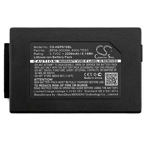 Baterie pentru scaner de coduri de bare Honeywell Dolphin 6100, ScanPal 5100 BP06-00029A LiIon 3.7V 2200mAh Cameron Sino - 1