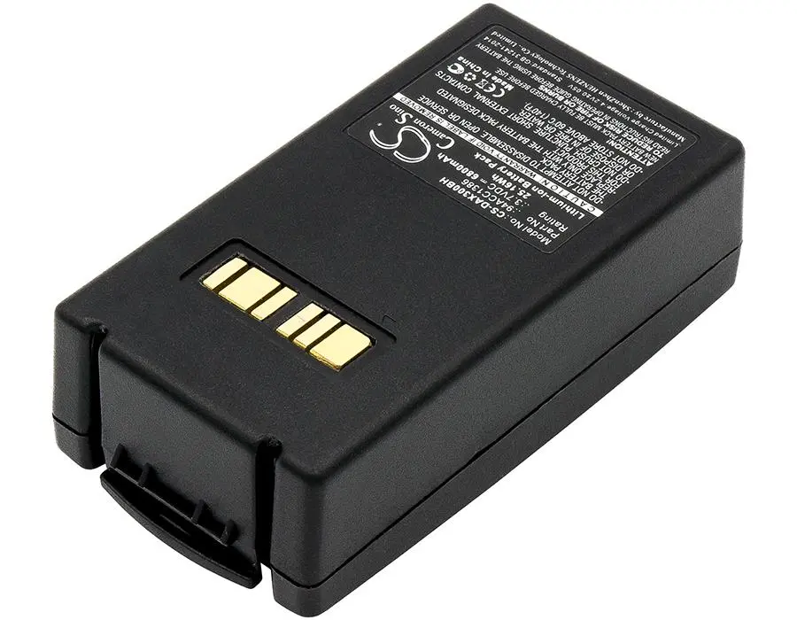 Батерия за баркод скенер Datalogic Falcon X3 X4 94ACC1386 LiIon 3.7V 6800mAh Cameron Sino - image 2