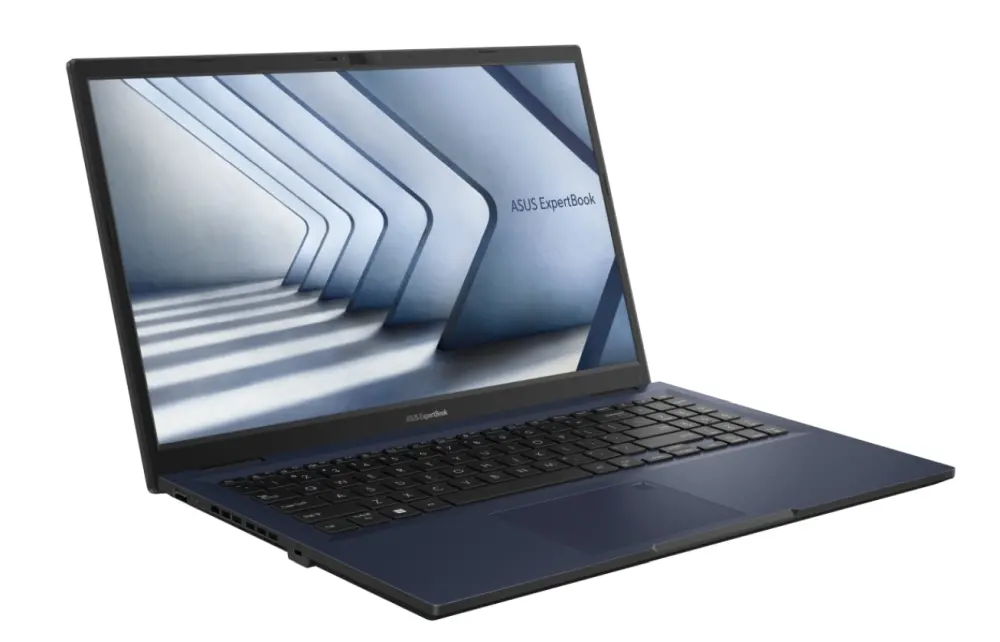 Лаптоп, Asus ExpertBook B1 B1502CVA-BQ2365, Intel Core I5-1335U, 15.6" FHD IPS(1920x1080), Intel Iris Xe Graphics, 16GB DDR4 on BD. (1 slot free), 512GB M.2 NVMe,VGA,HDMI,RJ45,NO OS, Black - image 1