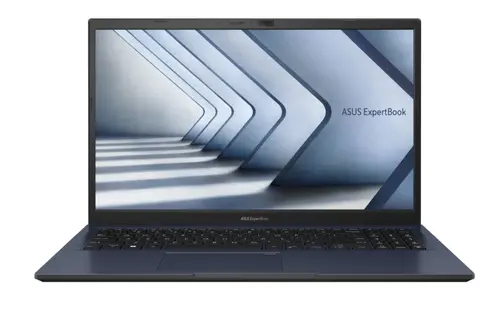 Лаптоп, Asus ExpertBook B1 B1502CVA-BQ2365, Intel Core I5-1335U, 15.6" FHD IPS(1920x1080), Intel Iris Xe Graphics, 16GB DDR4 on BD. (1 slot free), 512GB M.2 NVMe,VGA,HDMI,RJ45,NO OS, Black