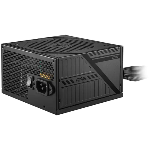 MSI MAG A650BNL Power Supply 650W, 80 PLUS Bronze, 120mm low noise Fan, Protections: OCP/OVP/OPP/OTP/SCP, Active PFC Design, Flat Cable Equipment, Dimensions: 150mmx140mmx86mm, 5Y Warranty - image 1