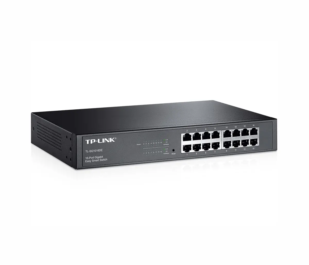 Комутатор TP-LINK TL-SG1016DE, 16х 10/100/1000M RJ45 порта, монтаж в шкаф, управ - image 1