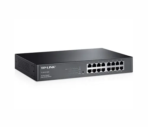 Комутатор TP-LINK TL-SG1016DE, 16х 10/100/1000M RJ45 порта, монтаж в шкаф, управ - image 1