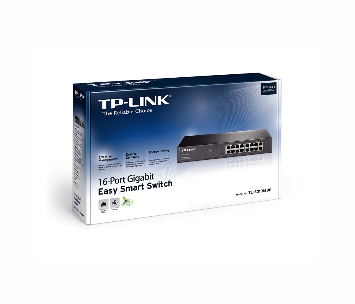 Комутатор TP-LINK TL-SG1016DE, 16х 10/100/1000M RJ45 порта, монтаж в шкаф, управ - image 2