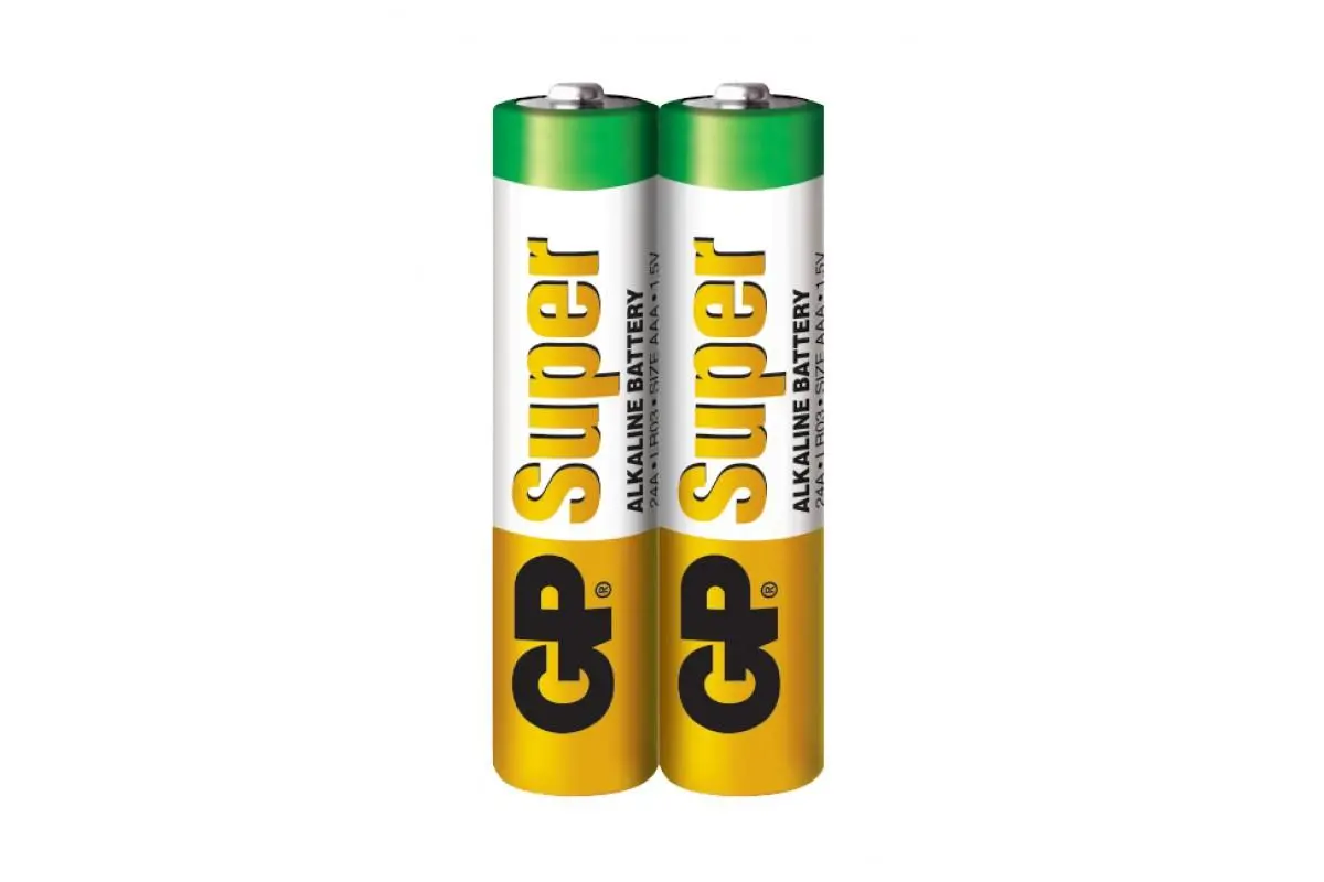 Αλκαλική μπαταρία GP SUPER LR03 AAA, 2 τεμ. στη συσκευασία / shrink, 1.5V, GP24A