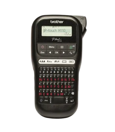 ЕТИКЕТЕН ПРИНТЕР BROTHER P-touch PT-H110 (PTH110) - С ПЕЧАТ НА КИРИЛИЦА - PN PTH110R1 (PT-H110R1)