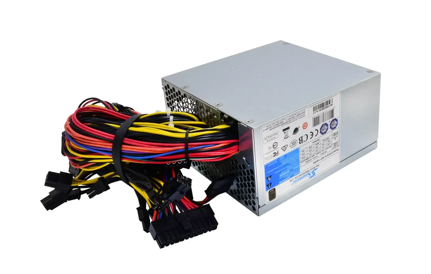 Power supply 850W, APFC, 8cm fan, ATX 12V v.2.3, 80+ gold, DC to DC converter design, MTBF full load 25? amb. : >100K hours; SSP-850RS - image 1