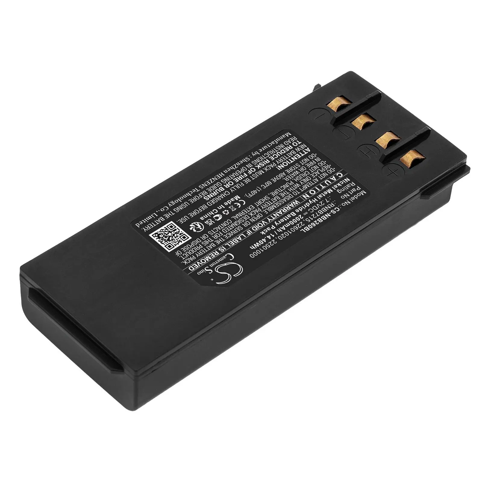 Батерия за дистанционно управление за кран HIAB 092 102, NBB Nano-L RNBB7215 NIMH 7,2V 2000mAh Cameron Sino - image 2