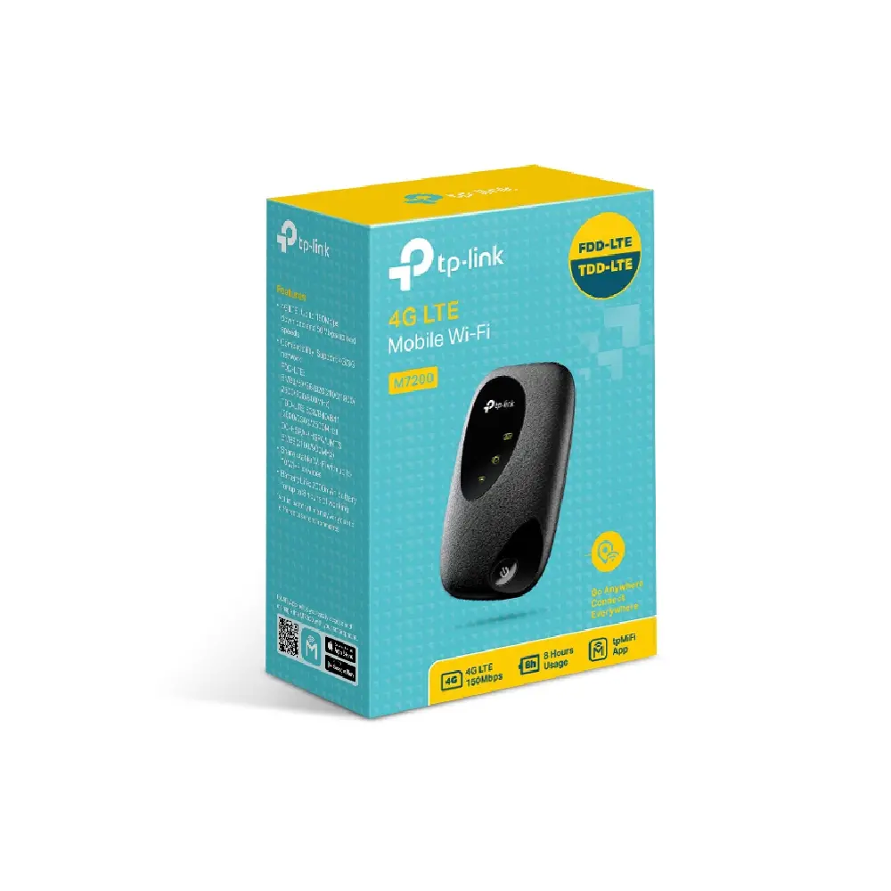 Безжичен рутер TP-Link 4G M7200, Черен - image 4