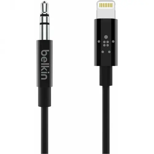 Кабел Belkin, аудио 3.5 mm/ Lightning 0,9 m