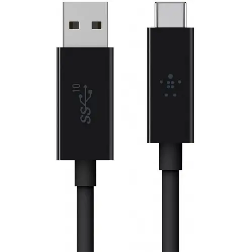 Кабел Belkin USB-C to USB-A, Черен