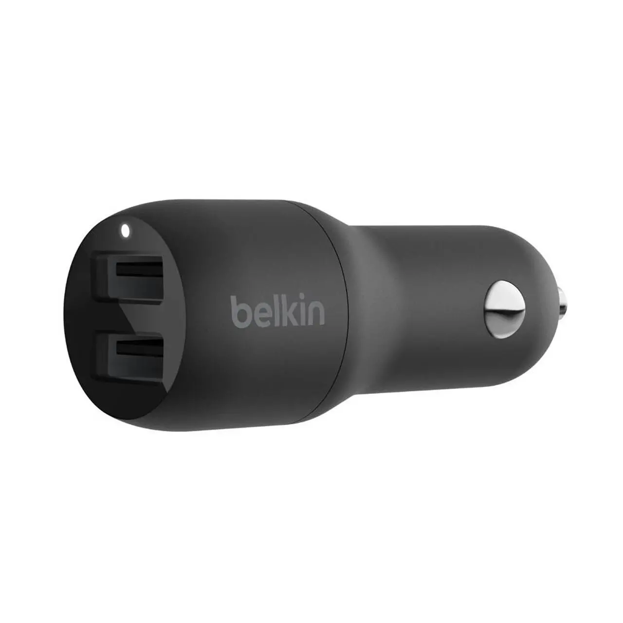 Зарядно за кола Belkin Dual USB-A 12W X2, Черен