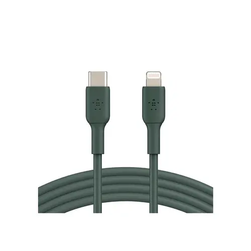 Кабел Belkin BOOST CHARGE Lightning към USB-C 1M, маслено зелен