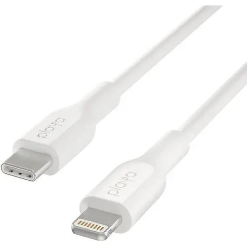 Кабел Belkin Playa USB-C към Lightning 1M, Бял - image 2