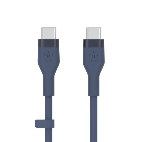 Кабел Belkin USB-C към USB-C 2.0 силиконов 2m, син
