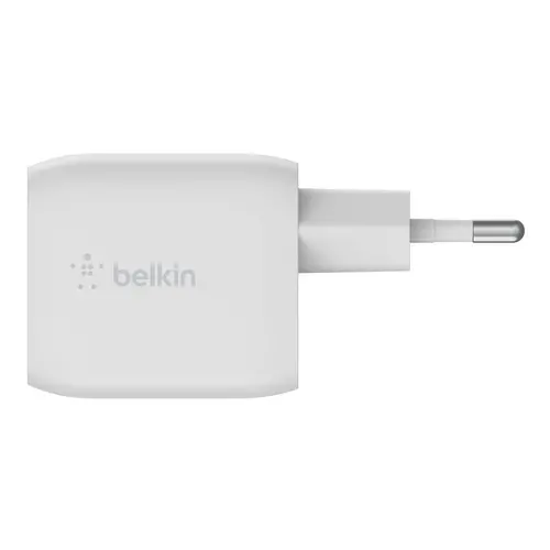 Зарядно устройство двойно Belkin USB-C Gan PPS 45W, Бял - image 3