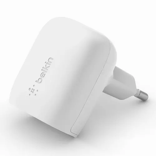 Зарядно устройство Belkin USB-C PD PPS 20W, Бял