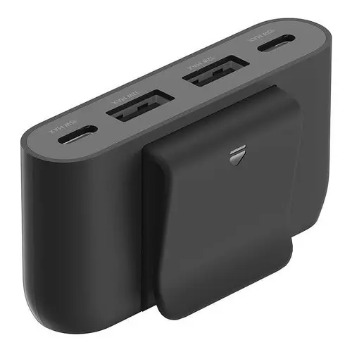 Зарядно устройство Belkin 4 Port USB Power Extender 2xC 2xA up to 30w, Черно - image 1