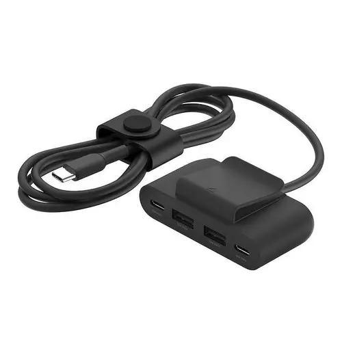Зарядно устройство Belkin 4 Port USB Power Extender 2xC 2xA up to 30w, Черно - image 2