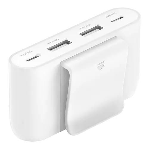 Зарядно устройство Belkin 4 port USB Power Extender 2xC 2xA up to 30w, Бяло